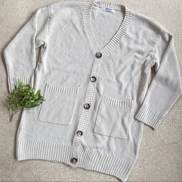 Buckle Sweaters - 🍉LAST CHANCE🍉 Boutique Cream Oversized Cardigan